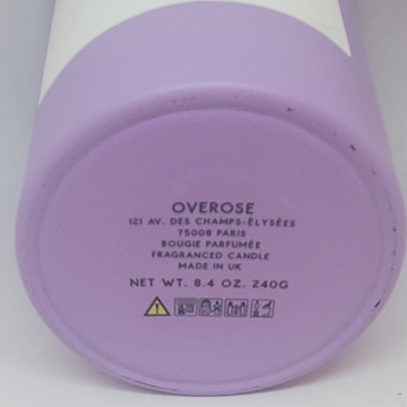 Empty Crossiant purple candle holder - Picture 2 of 2